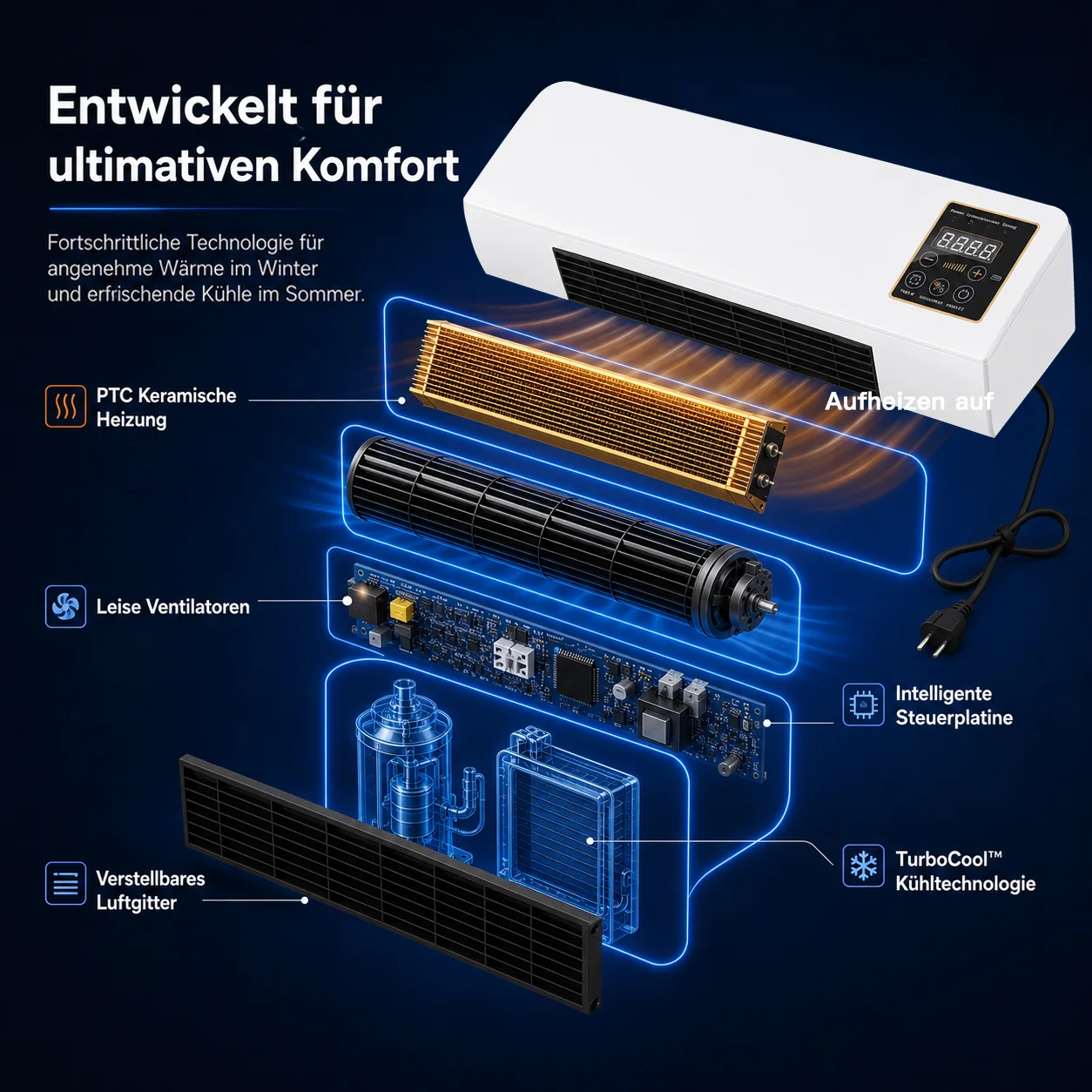 Technische Darstellung des Coolizi Coolzy